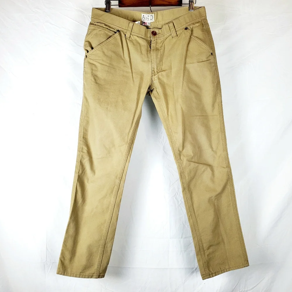 Almond Surfboards Tan Canvas Rover Pant - Picture 1 of 8